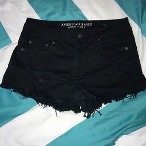 Black American eagle shorts
